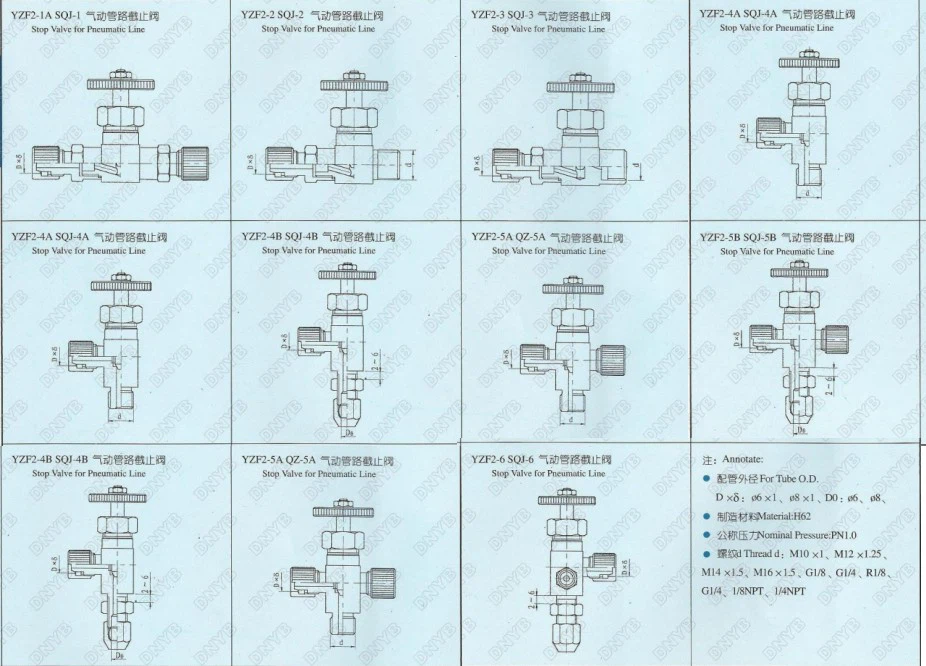 YZF zastavovací ventil